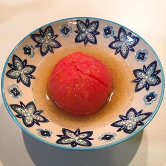 トマトの含め煮！茅乃舎だしが素材の旨みを引き出す！