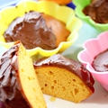糖質オフ★シナモンチョコとかぼちゃのカップケーキ
