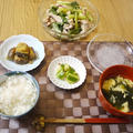 豚肉と青梗菜の塩麹炒め