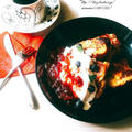 《レシピ》黒糖レーズンパン♪　～フレンチトーストへ♡　と、本日のわんこ。 by きよみんーむぅさん