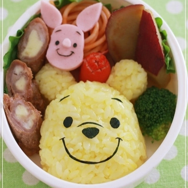 キャラ弁 プーさんのお弁当 By Momoさん レシピブログ 料理ブログのレシピ満載