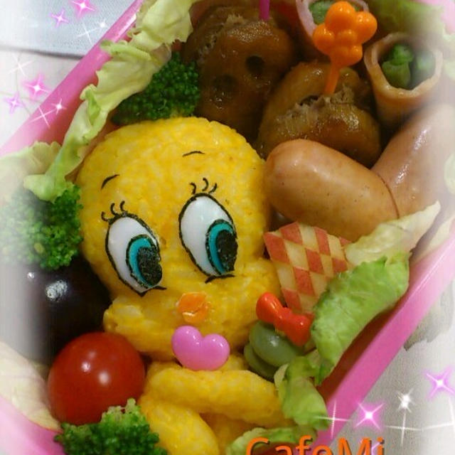 トゥウィーティーのお弁当☆キャラ弁♪