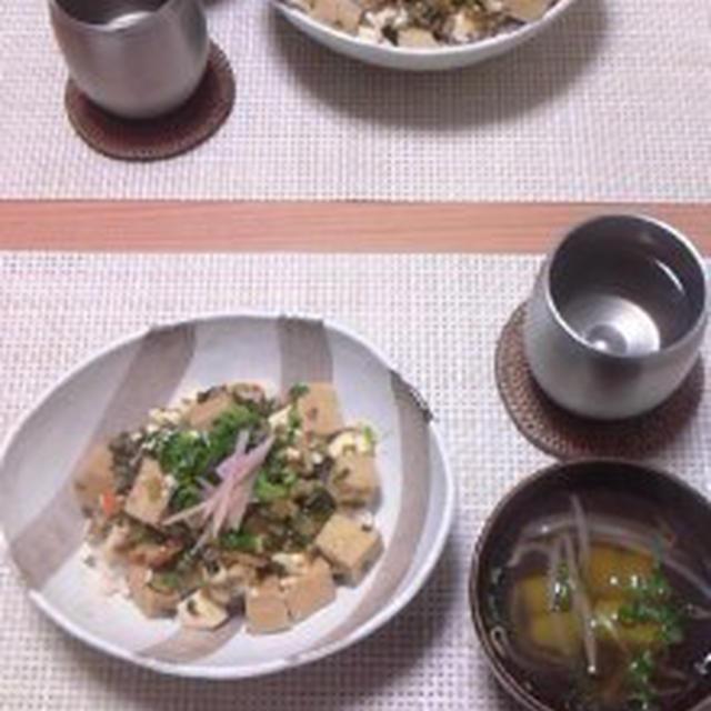 変わりマーボー丼♪