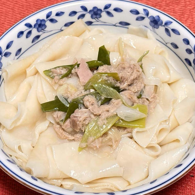 【レシピ　長ねぎツナの香り和えうどん】人間関係運、健康運、仕事運、家庭運アップ！