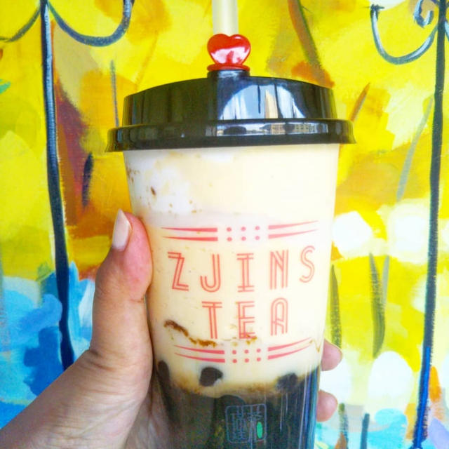 瑾茶ZjinsTea☆チーズフォーム黒糖タピオカ