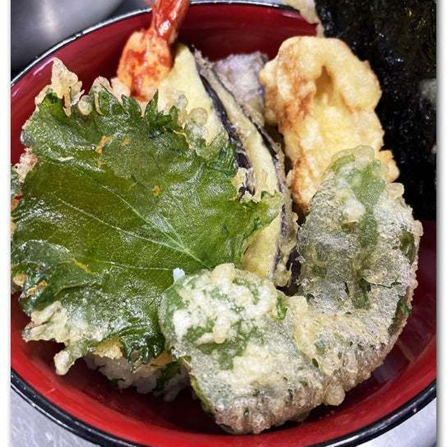 或る日の妻昼食、まかない天丼