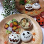 ♡Happy Halloweenプレート♡と成功ロールパン