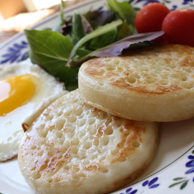 もちもち感がくせになる☆Crumpetsは食べすぎ注意