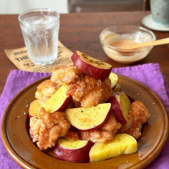 【簡単！！鶏肉レシピ】鶏とさつまいものオーロラソース