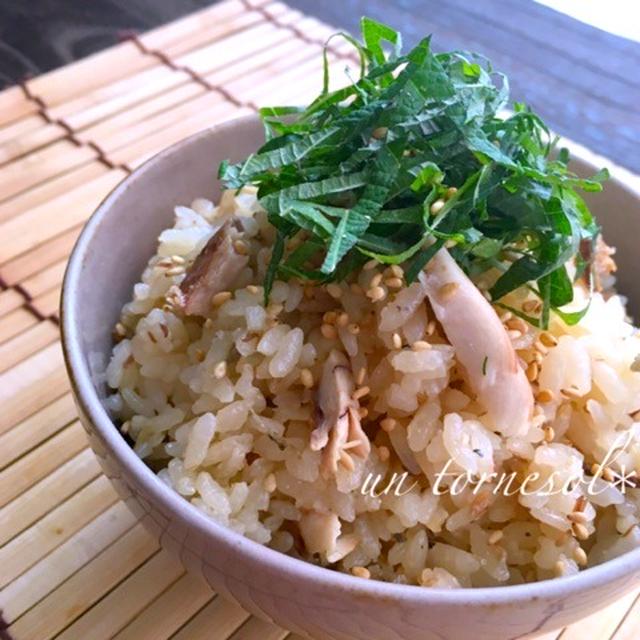 免疫力アップ♪魚臭さを消して‼︎湯煮サンマの炊き込みごはん♡レシピ