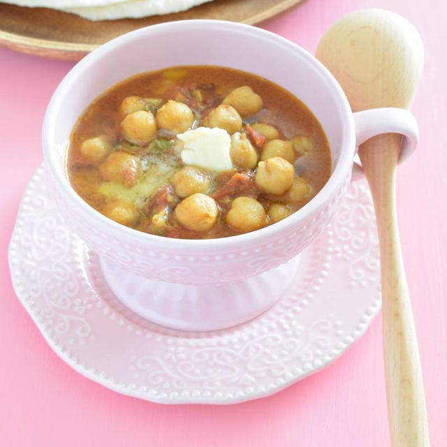 チャナマサラ　インドの味噌汁的存在♪ヘルシー豆カレー