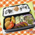 ★舞茸と豚肉の粒マスタード炒めお弁当