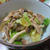 またしてもムリヤリっぽい、豚肉とキャベツのXO醤炒め丼