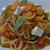 夏野菜とクリームチーズの冷製トマトソーススパゲティ