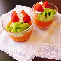 充実野菜ジュレフルーツ添え