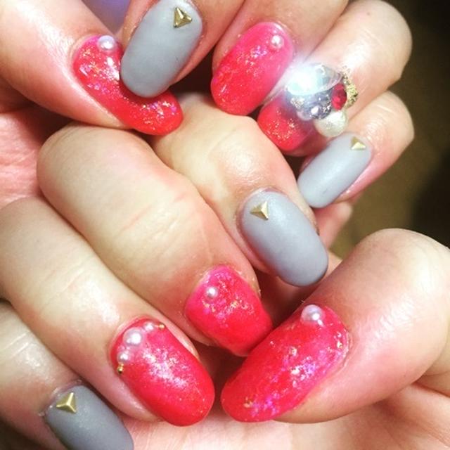 my nail ゴリ盛りネイル