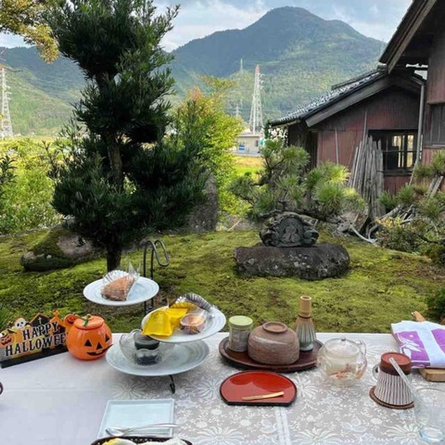 アウトドアティータイムとランチ