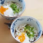 伊勢うどん＆フルーツ盛り合わせ