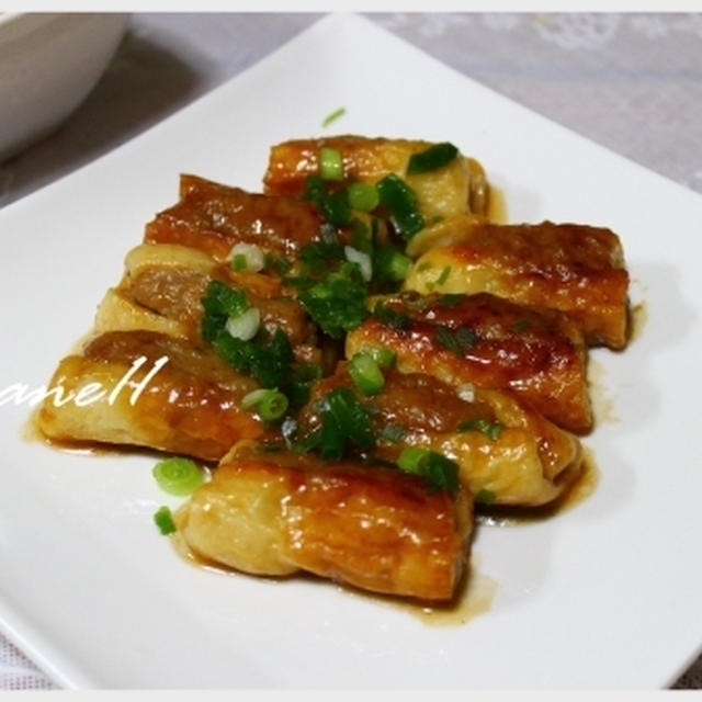 お助けメニュー！竹輪のミンチ詰め甘辛焼き