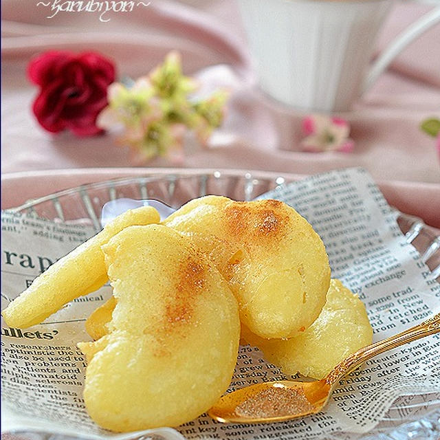 天ぷら粉とホットケーキミックスでリンゴのフリッター By はるさん レシピブログ 料理ブログのレシピ満載