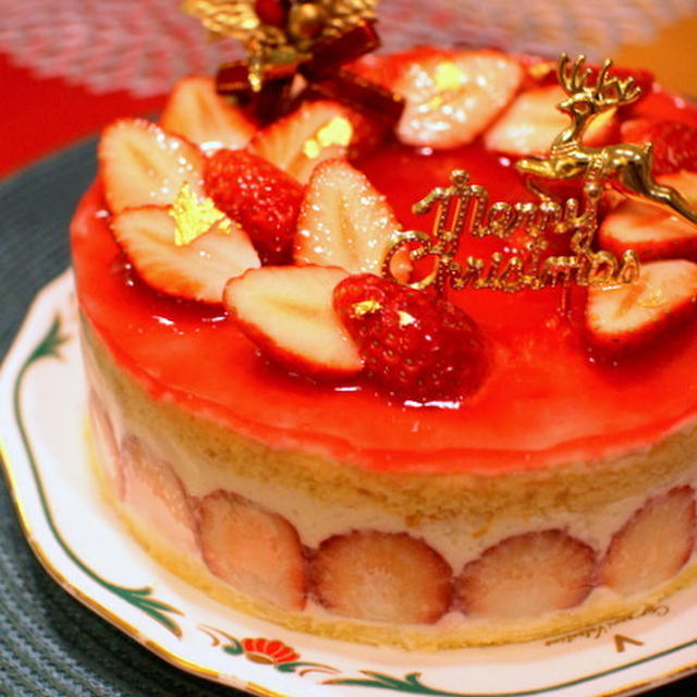フレジェ風 苺のホワイトチョコケーキ By Flan さん レシピブログ 料理ブログのレシピ満載
