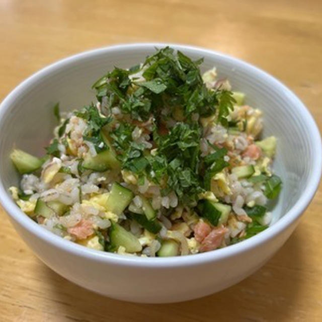 残り物処理で混ぜご飯