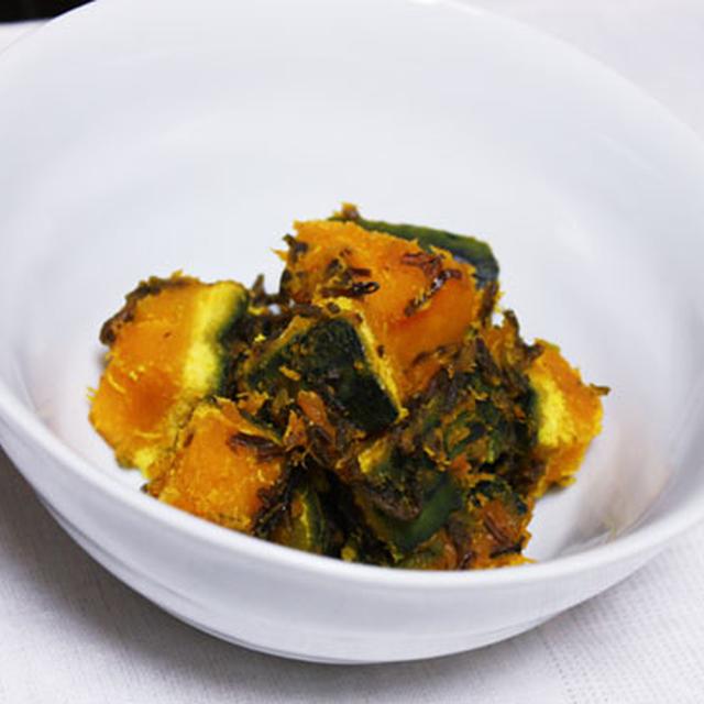 塩昆メープルなぽっくぽく粉ふき南瓜
