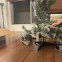 クリスマスツリーの組み立て