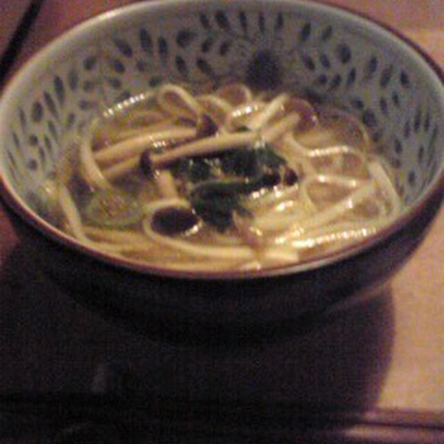 牛しゃぶの〆は胡椒うどん♪