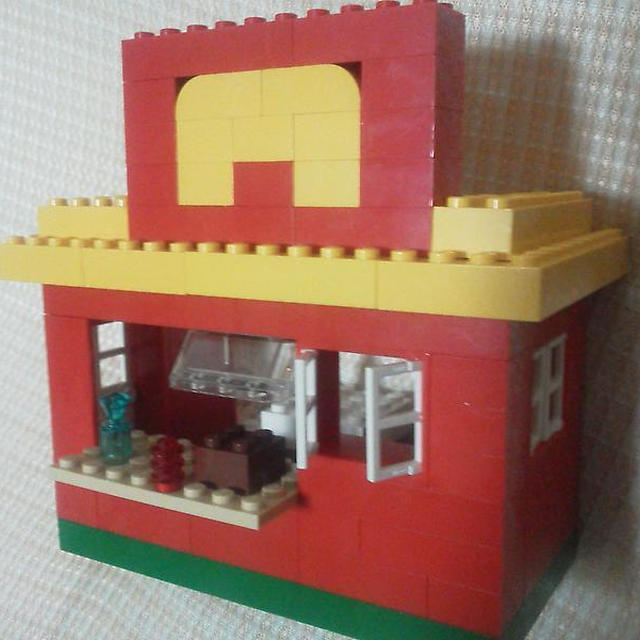 レゴの基本パーツでマクドナルドを作ってみました♪