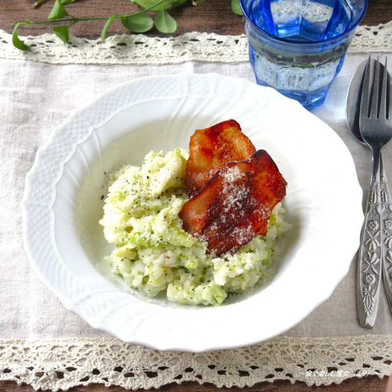 炊飯器で一発♪世代を問わず食べやすい。体に優しい温かヘルシー・レシピ♪『ブロッコリーのリゾット』