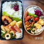 【チキンカツとたらこしらたき弁当】/山菜たくさん！