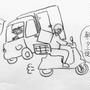 ウーバーと冷蔵車での配達を平行でやることに