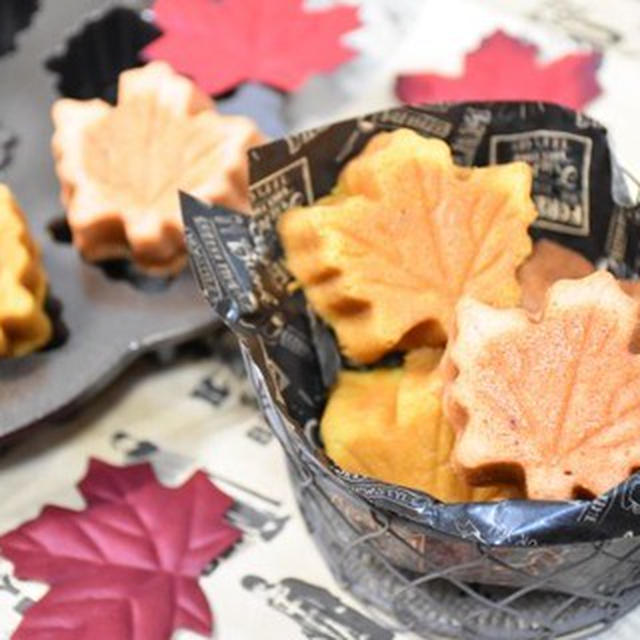 【cottaレシピ】いちごとかぼちゃの米粉のフィナンシェ