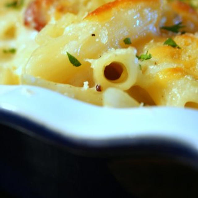 Mac & Cheese with Bacon and Three Cheeseベーコンと三種チーズで作るマカロニ・アンド・チーズ