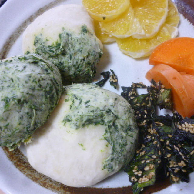 こどもの日に！「柏餅風★もちもち白パン」