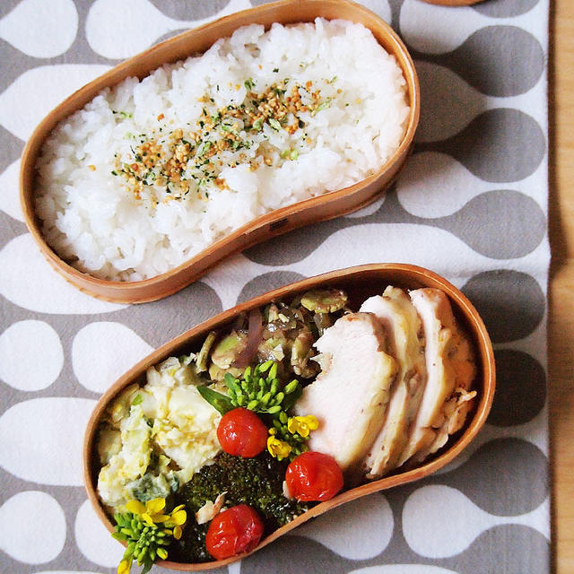 鶏肉のマスタードグリル弁当。
