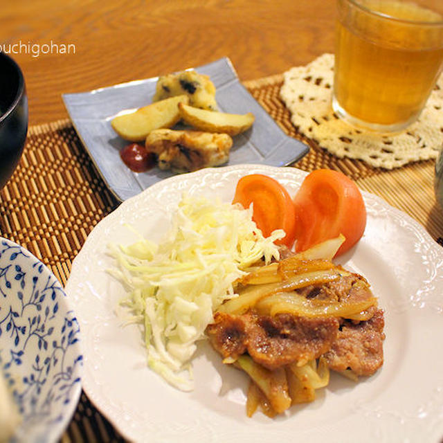 足りないのを継ぎ足し・・晩ごはん