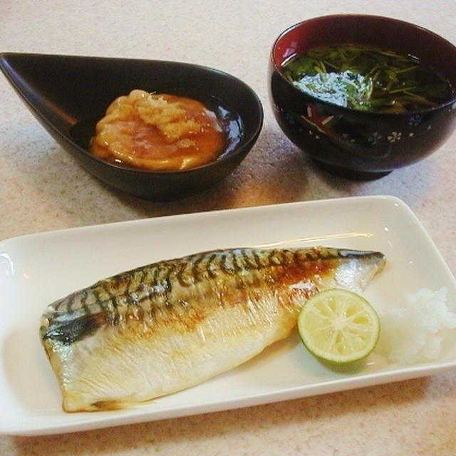 焼き鯖定食