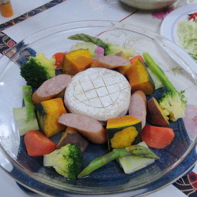 丸ごとカマンベールでチーズフォンデュ風★★★
