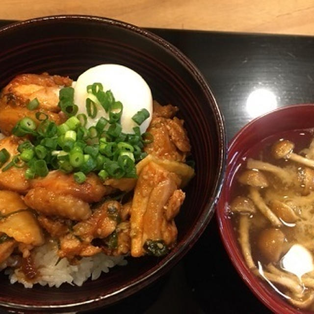 ダッカルビ丼。今日から頑張ろう！