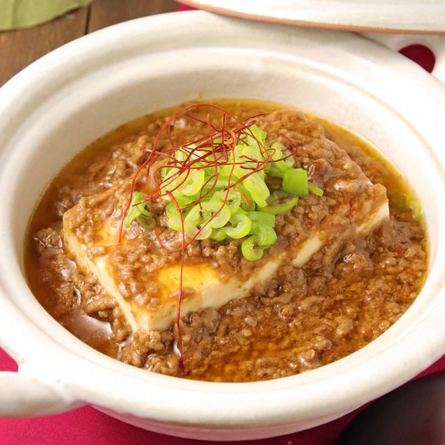 【レシピ】肉の旨味が際立つ♪ピリ辛肉味噌あんかけ豆腐