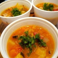 野菜の旨味たっぷり　ミネストローネ