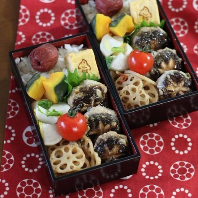椎茸つくね ✿ キムチ鍋(๑¯﹃¯๑)♪
