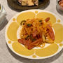 ナポリタンとパルメザンチキンの夜ごはん