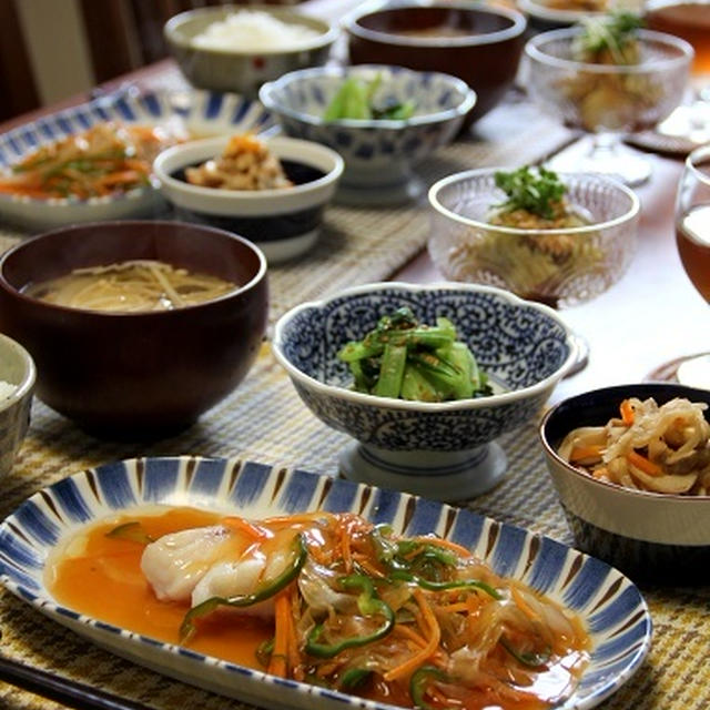 たらの野菜あんかけ。