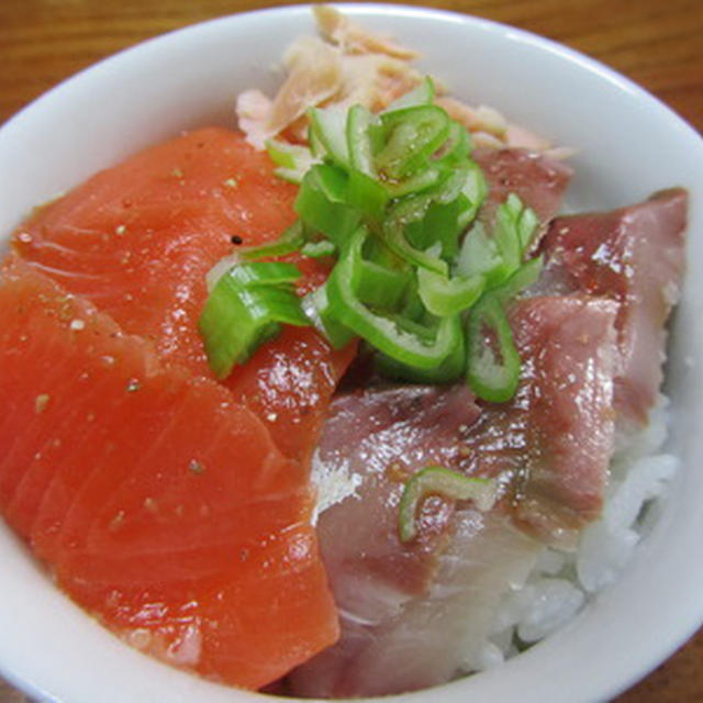 母のための海鮮丼