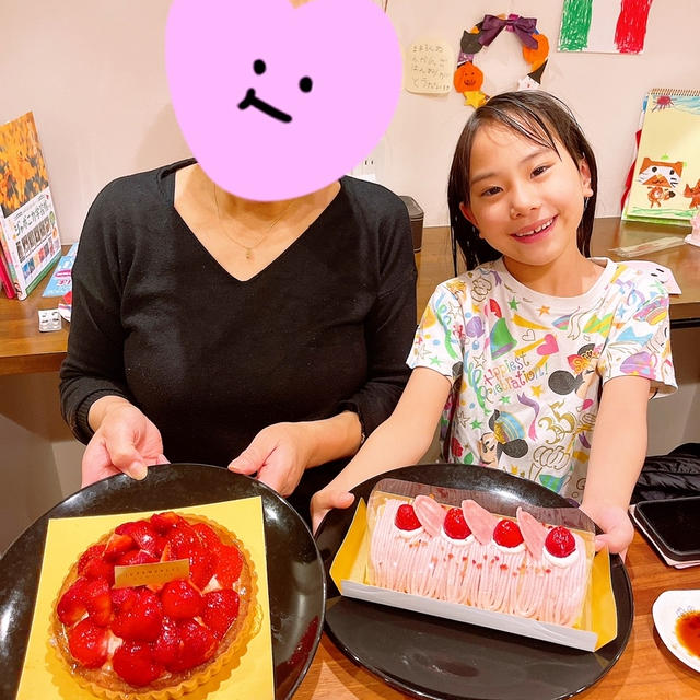 夜、突然母が来ました〜！！