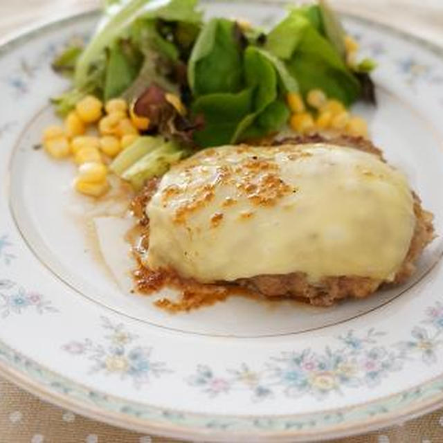玉ねぎドレッシングで簡単絶品和風ハンバーグの晩ごはんと節約の５月