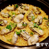 土鍋炊き・牡蠣飯♪ Oyster Rice